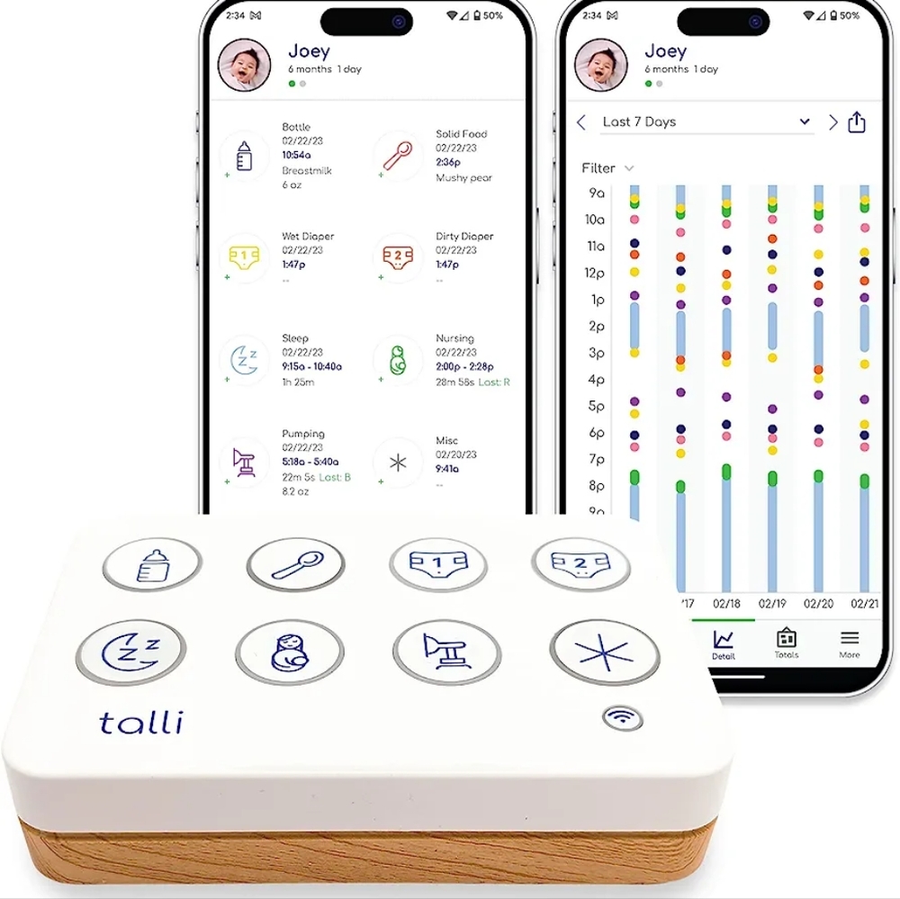 TALLIA Baby Tracker - White